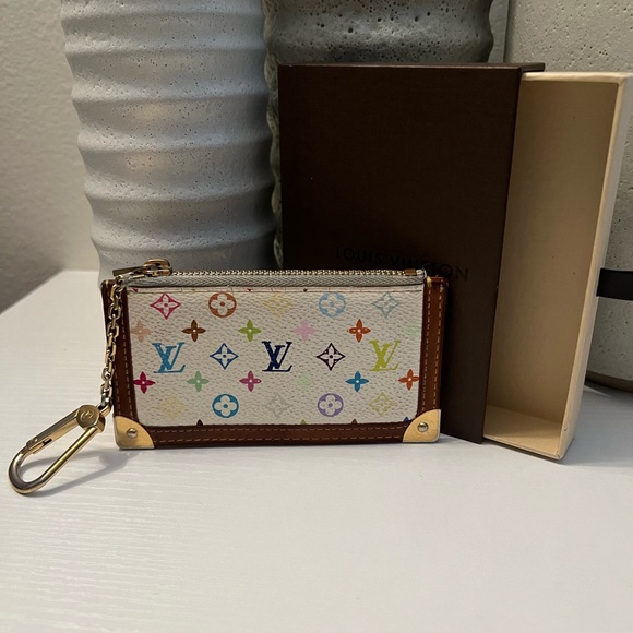 Louis Vuitton Murakami Multicolored Key Cles Coin Pouch with Box - Picture 2 of 9